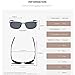 AEVOGUE Polarized Sunglasses For Men Rectangle Metal Frame Retro Sun Glasses AE0395 (Gray&Black, 59)