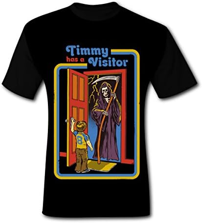 Bangbangdi Timmy has a Visitor Men T-shirts Printed Short Sleeve Tee Shirt M
