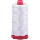 Aurifil 12wt Mako Cotton Thread (356yds), Dove - 2600