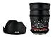 Rokinon Cine CV35-C 35mm T1.5 Aspherical Wide Angle Cine Lens with De-Clicked Aperture for Canon EOS DSLR 35-35mm, Fixed-Non-Zoom Lens