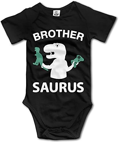 Unisex Baby Brother Saurus Short-Sleeveless Romper Bodysuit Jumpsuit Baby Clothes Outfits 3M