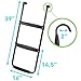 Pure Fun DuraBounce 2 Step Universal Trampoline Ladder, Black, 39-inch