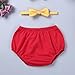 TiaoBug Baby Boys Cake Smash Outfit First Birthday Bloomers Diaper Cover Shorts and Bow Tie Party Photo Prop Costume Red&Yellow 12-18 Months