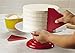 Cake Boss Decorating Tools 2-Piece Plastic Icing Comb Set, Red