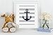 Nautical Nursery Prints for Baby Room Decorations - NO FRAMES OR MATTING