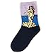 Wrapables Famous Painting Masterpiece Artwork Crew Socks (5 pairs), Collection 2