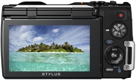 Amazon Com Olympus Stylus Tg 850 Ihs 16 Mp Digital Camera White International Version Camera Photo