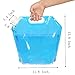 Lifeunion 5 litres Collapsible Water Container, BPA Free Plastic Water Carrier, Outdoor Folding Water Bag for Sport Camping Riding Mountaineer(5 L)