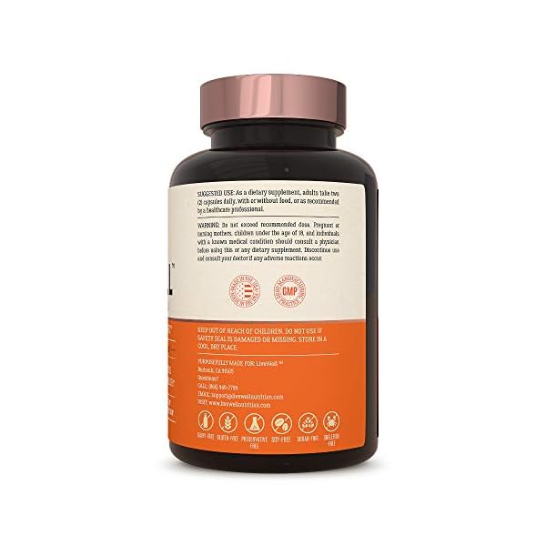 Live Conscious Vitamin K2 MK7 with D3 Supplement by LiveWell Bone