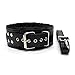 Neck Collar, Runsmooth Plush Lining Neck Collar with Leash Restraints Kit for Couples SM Roleplay, Black