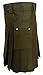 UT Kilts Men's UTK Standard Utility Kilt Olive Green 46 (46, Olive Green)