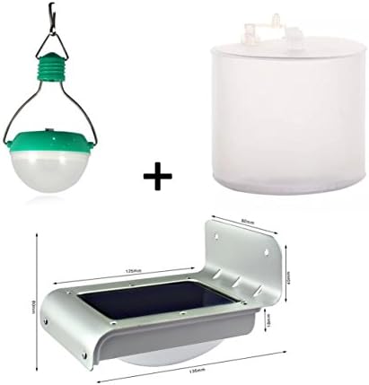 JJF Bird White Sun Power Smart LED Solar Gutter Night Utility Security Light for Indoor Outdoor with Motion Sensor Technology