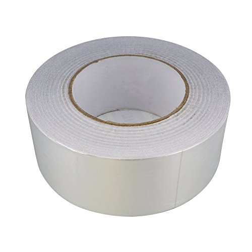 Bob’s 2” inch Aluminum Foil Tape – Pipe Wrap Insulation Heat Resisting Thermal Tape Silver Heat Reflective Duct Tape