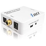 Orei DA34 Digital to Analog Audio Decoder SPDIF/Coaxial 5.1-Channel Input to RCA L/R/3.5mm Headphone Output