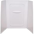 Lippert Replacement 24" x 36" x 62" White Bathtub Wall Surround with Scratch-Resistant ABS Acrylic for RVs, Manufactured Homes, Travel Trailers, 5th Wheels, Motorhomes - WPF243662SPK
