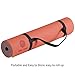 WWWW pido TPE Yoga Mat ECO Friendly SGS Certified Non Slip Yoga Mat with Carring Strap and Bag,72″x24″ Thichness 1/4″ for Yoga Pilates Fitness Exercise(Orange + Grey)thumb 2