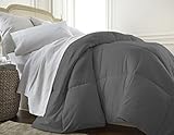 ienjoy Home Collection, Ultra Plush Premium Down Comforter, King/California King, Gray