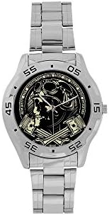 Men's Punk Skull Stainless Steel Analog Watch