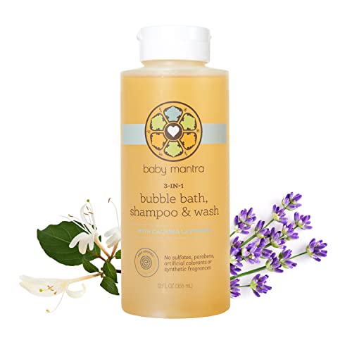 Baby Mantra 3in1 Bubble Bath, Shampoo and Body Wash made with Natural