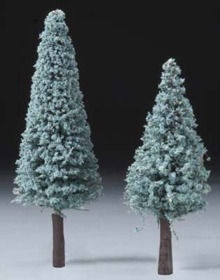 Woodland Scenics TR1625 Premium Conifer Tree, 3-4" (2)