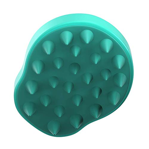 Hair Scalp Massager Shampoo Brush - Head Scrubber Brushes and Massagers with Soft Silicone Bristle for Deep Daily Cleaning (Wet and Dry) - Personal Care Massage Products for Men, Women, Baby and Pets