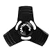 Starsprairie Fidget Hand Spinner EDC Toys Stress Relief, ADHD, Anxiety Autism for Kids Adults Fidgeters Triangle Stainless Metal Aluminum (black)