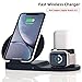 Wireless Charger Station,3 in 1 Charging Stand for Apple Watch, Dock for AirPods, Qi-Certified Wireless Charger for iPhone 11 Pro Max/11/xr/8/Xs/Samsung/All Qi Phones, with AC Adapter