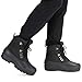 POLAR Mens Snow Waterproof Duck Hiking Bean Hiker Walking Short Ankle Boots - Black - US10/EU43 - YC0439