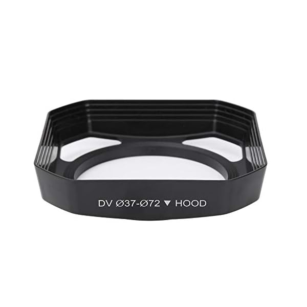 Vbestlife Videokamera-Camcorder-DV-Kamera-Gegenlichtblende, Professionelle, tragbare 37 mm / 72 mm-Gegenlichtblende mit… – Bild 5