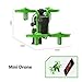 Mini Nano Drone for Kids Beginners Lefant Jetpack 2.4GHz Remote Control Quadcopter RC Toy with 6 Axis 3D Flips Altitude Hold Function One Key Take Off Landing (Green)