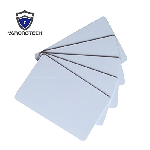 YARONGTECH RFID 125KHZ Em4305 blank white cards writable rewrite Plastic cards (pack of 10)