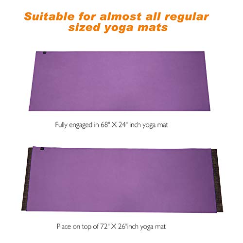 image for TOPLUS Yoga Towel, Sweat Absorbent Non-Slip Hot Yoga Towel + Hand Towe