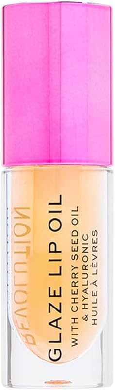 Makeup Revolution, huile à lèvres Glaze, huile à lèvres nourrissante, Getaway Teracotta, 4.6ml