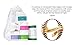 Footnanny Travel Set with Lavender Tea Tree Eucalyptus Peppermint Rose, Socks & (BLUE) Buffer Oprah's Favorite 2018