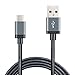Nylon Braided USB Type C (USB-C) to USB 2.0 Type A charging and data sync cable cord for Google Pixel XL, Samsung Galaxy S8, LG V20, G6, HTC 11, SONY Xperia XZ, Asus ZenFone 3 Phone (Type-C Cable 1M)