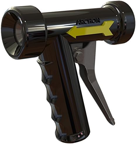 ARCHON IndustriesRTB16-BB Mini Back Trigger Water Spray Nozzle - Heavy Duty & Light Weight - Made With Bronze - Black - 1 Count