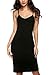 Avidlove Women Slip Dress Sexy Chemise Lingerie V Neck Nightgown Casual Tan Dress (Black,XL)