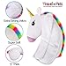 Travel Pets Unicorn Seat Belt Pillow (White)