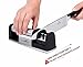 Professional Knife Sharpener- Soufull 2 Stage Diamond Coated Sharpening with Ceramic Rod - Non-slip Base Sharpening Knife Easy to Control -Knife Sharpening