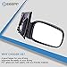 ECCPP Door Mirrors High Performance Passenger Side Mirror Replacement Right Side Mirror with Coupe Power Adjusted Replacement fit for 2006-2011 for Honda Civic