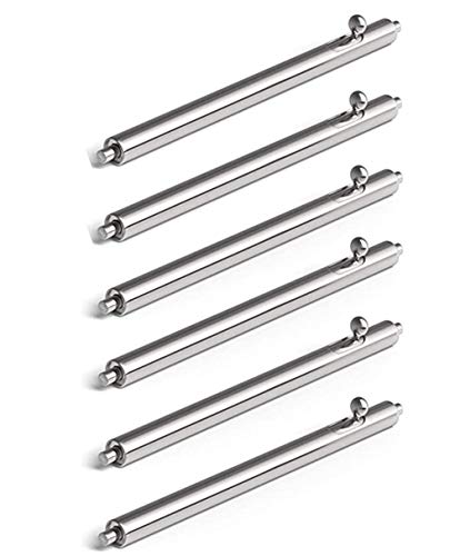 Photo 1 of 20mm Quick Release Spring Bar Pins Compatible with Garmin Series Watchbands, 6 Pack Stainless Steel Watch Band Strap Link Pins