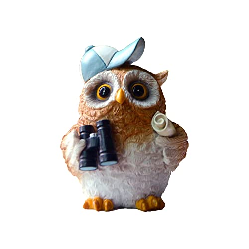 Gemmia Miniature Fairy Garden Owl Figurine- Forward Looking