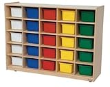 Wood Designs Kids Play Toy Book Plywood Organizer
