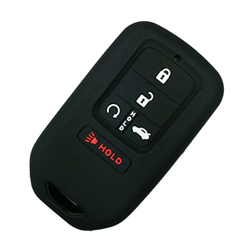 Coolbestda Silicone Key Fob Cover Case Skin Jacket Holder Full Protector for 2018 2019 2020 2021 Honda Accord Civic CR-V CRV Pilot EX EX-L Touring Premium A2C81642600