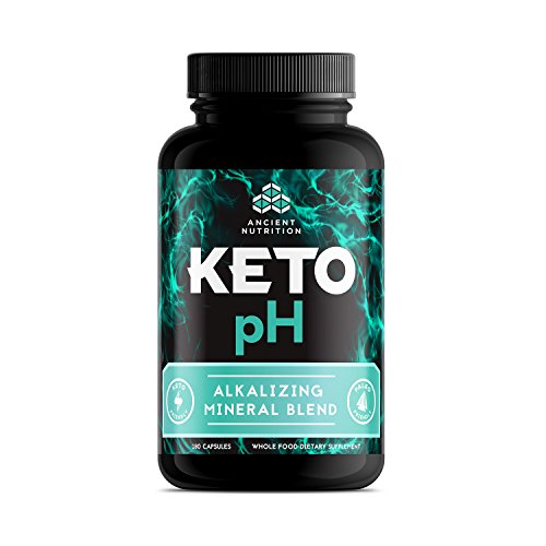 Ancient Nutrition KETOpH Alkalizing Blend, 180 Capsules â€” pH Balance Supplement Designed for The Keto Diet