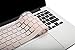LuvCase 2 in 1 Rubberized Hard Shell Case with Keyboard Cover Compatible MacBook Air 13 Inch 2019/2018 New Version A1932 Retina (Touch ID) (Pale Pink Mist)
