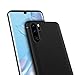 EasyAcc Case for Huawei P30 Pro, Black TPU Phone Case Matte Finish Slim Profile Soft Thin Back Cover Support Wireless Charging Compatible with Huawei P30 Pro