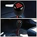 Auto Dynasty - Universal 6-Speed Manual Transmission Aluminum Racing Shift Knob (Black)