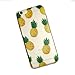 iPhone 6  / 6S Case, Deco Fairy Translucent Silicone TPU Soft Back Cover (Pineapple Summer Fruits Overload)