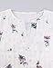 WLLW Women Bohemian Short Sleeve V Neck Floral Print T Shirt Babydoll Shirt Blouse Tunic Top